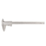 Vernier caliper with thumb lock 0-200x0,02 mm and Jaw length 50 mm